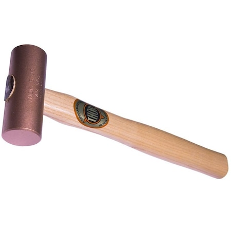 Thor THOR SOLID COPPER CYLINDICAL MALLET WOOD HANDLE TH245702